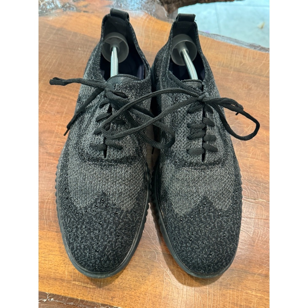 Cole Haan ØriginalGrand Stitchlite Wingtip Oxford Men's 11.5M Black Knit GRAND